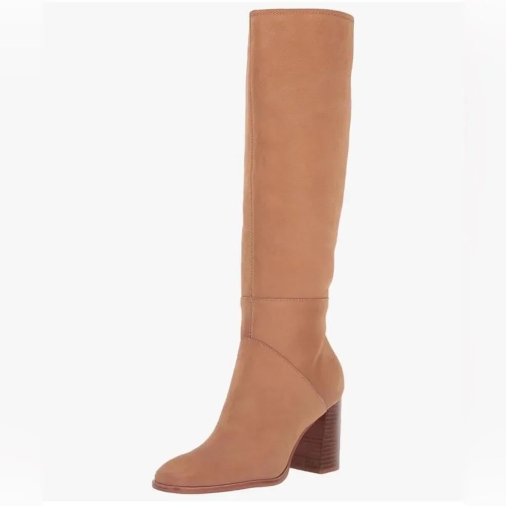 Dolce Vita Women's Fynn Tall Boots in Brown Nubuck w/ Box Size 7.5